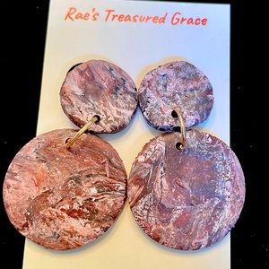 Polymer clay earrings